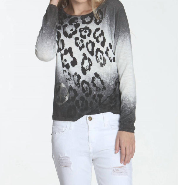 LABEL+thread Beach Leopard Scoop White Small 4