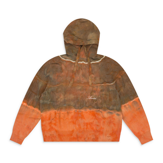 Amiri Herren Tie Dye Hoodie Orange Medium 2