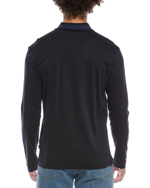 Hugo Boss Pleins Polo Shirt Blue XXL 3