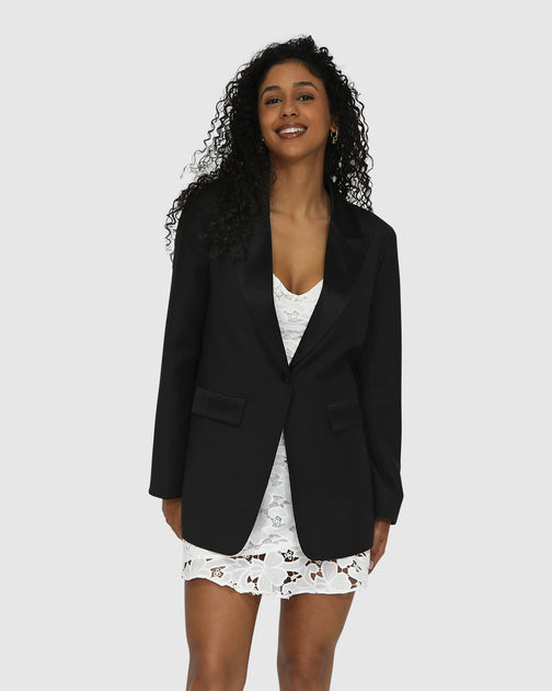 Belle & Bloom Head To Head Tuxedo Jacket Black Small 3