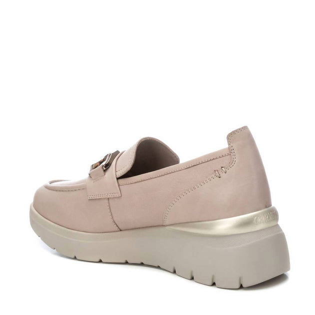 Xti Carmela Leather Moccasins Beige US 8 4