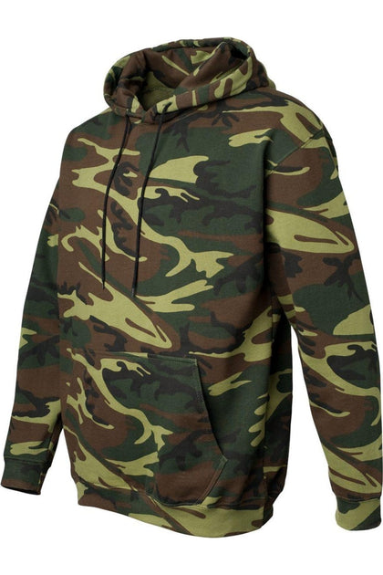 Code Five Camo Pullover Fleece Hoodie Grün XXX-Large 4