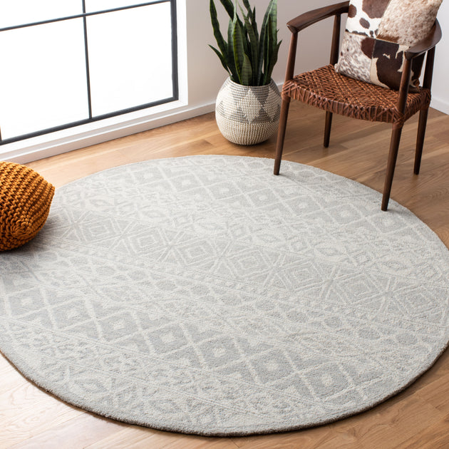 Safavieh Blossom BLM113 Area Rug Silver/Ivory 4