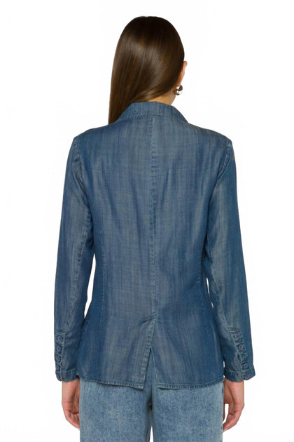 Velvet Heart Patty Blazer Blue XS 5
