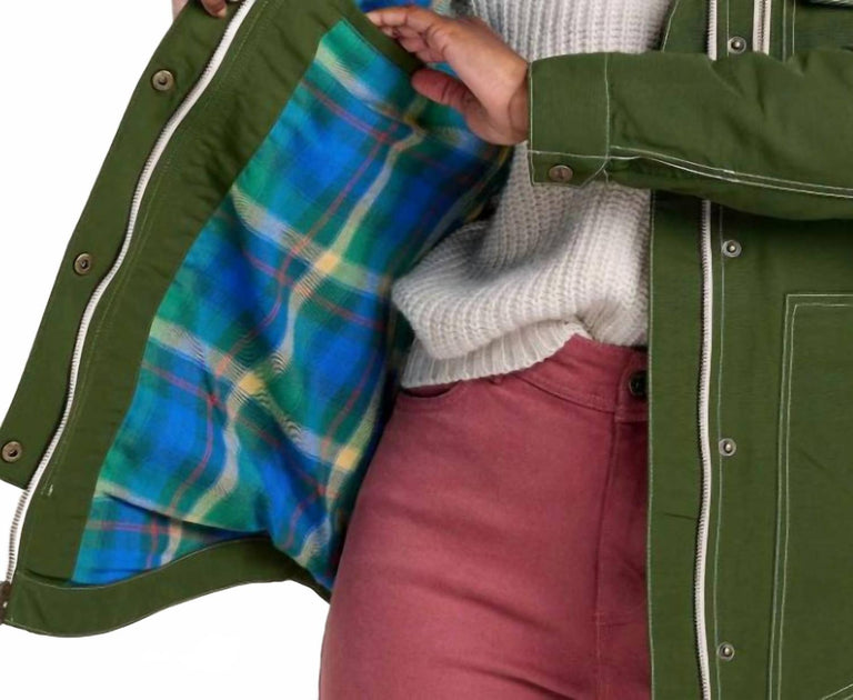 TOAD & CO Forester Pass Parka Jacket Green Large 3