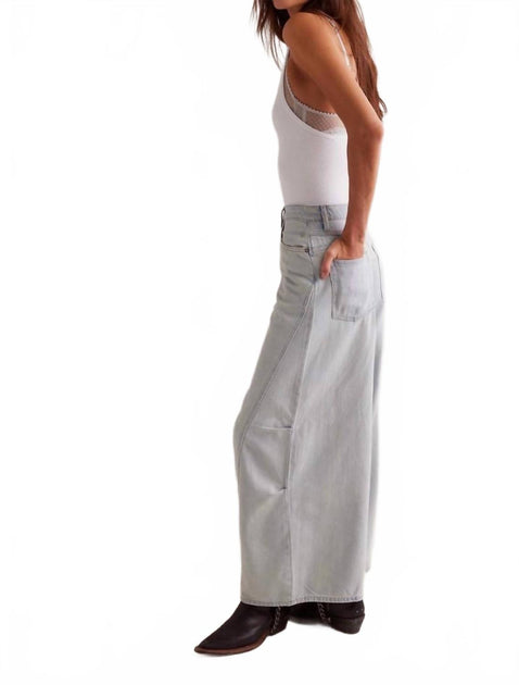 Free People Westward Demi Jeans Grey 25 3