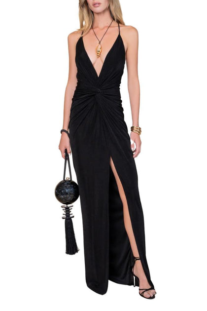 TRUEDAMES Pixie Gown Dress Black Small 2