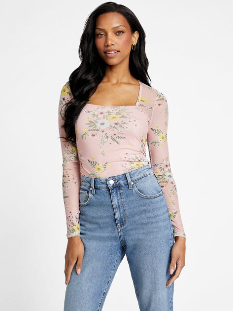 トップス the mart Guess Factory Marcy Printed Top | ShopSimon