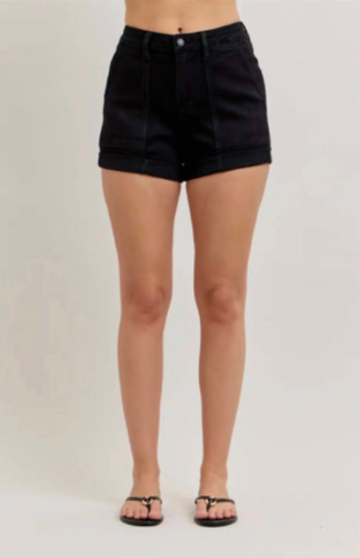 Judy Blue Aurora Weekender Shorts Black XXXLarge 2