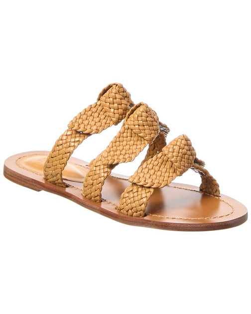 Alexandre Birman Lolita Leather Sandal Brown 35 2