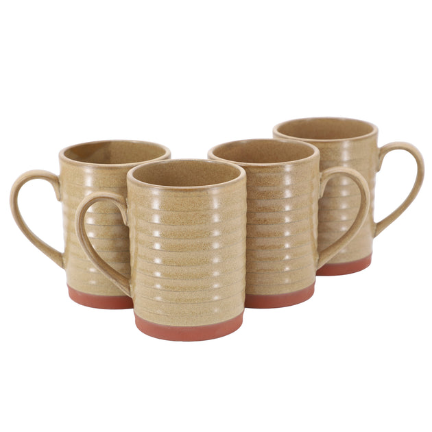 Gibson Terra Bella Mug Set Pearl White 2