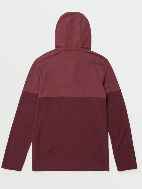 Volcom Camicia Termica Murphy a Maniche Lunghe da Uomo, Nero