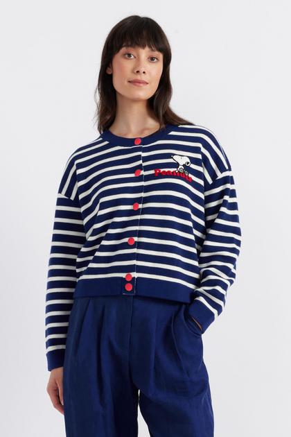 Chinti & Parker Milano Cardigan Blue XSmall 2