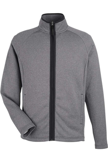CORE365 Venture Heathered Stripe Full-Zip Grey XXL 2