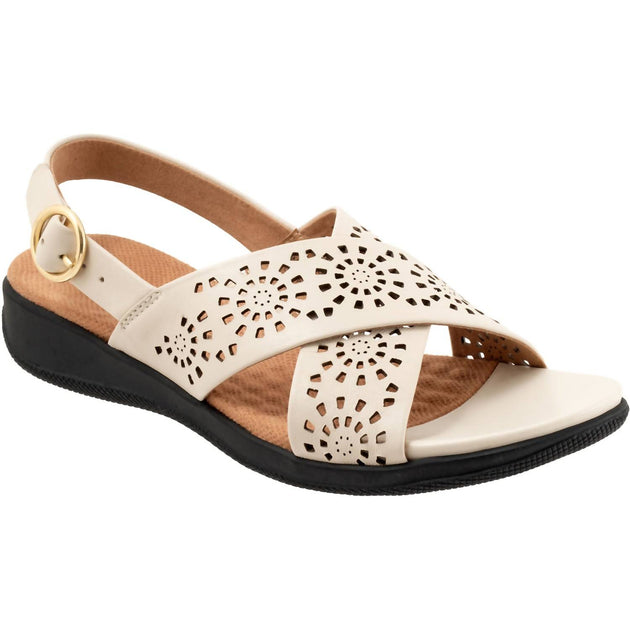 SoftWalk Tillman Sling Performance Sandal Beige US 6.5 2
