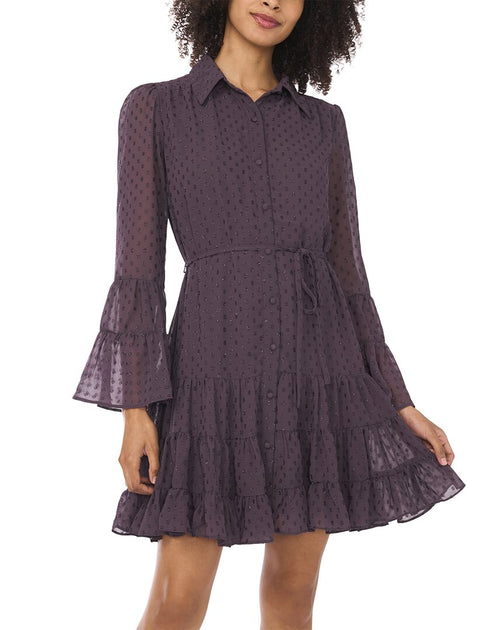 CeCe Kleid Damen Grau Large 4