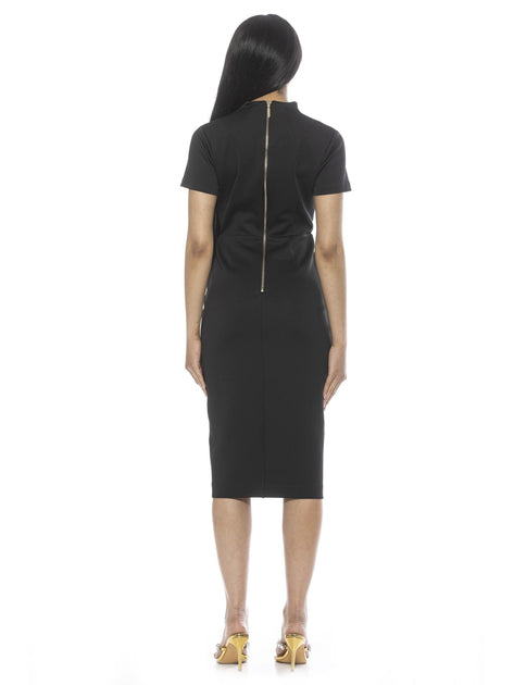 Alexia Admor Acadia Dress Blue X-Small 4