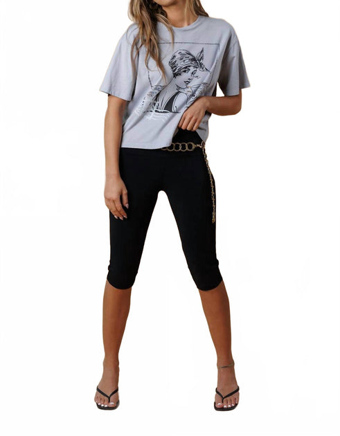 All Us Vintage Girl Boy Tee Grey X-Small 3
