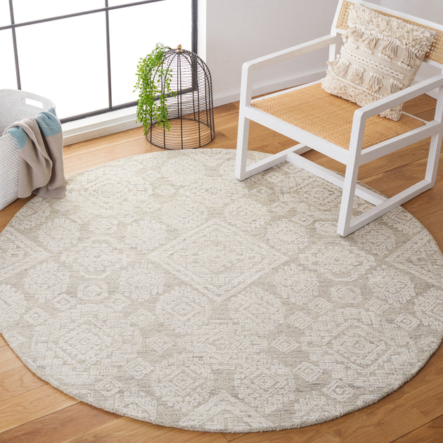 Safavieh Metro Hand-Tufted Area Rug Light Brown / Ivory 4