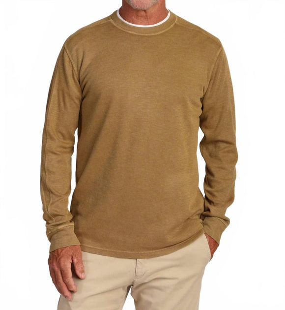 TRUE GRIT Heritage Crew Top Brown Medium 2