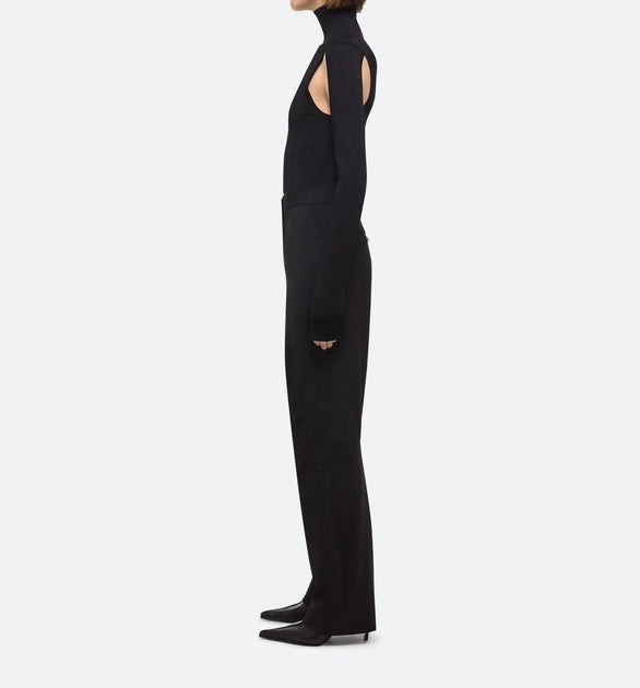 Helmut Lang Curved Car Trousers Black US 6 4