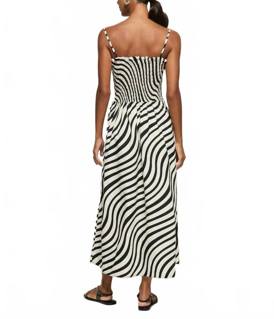 Nation LTD Sibelle Smocked Dress Multi Small 3