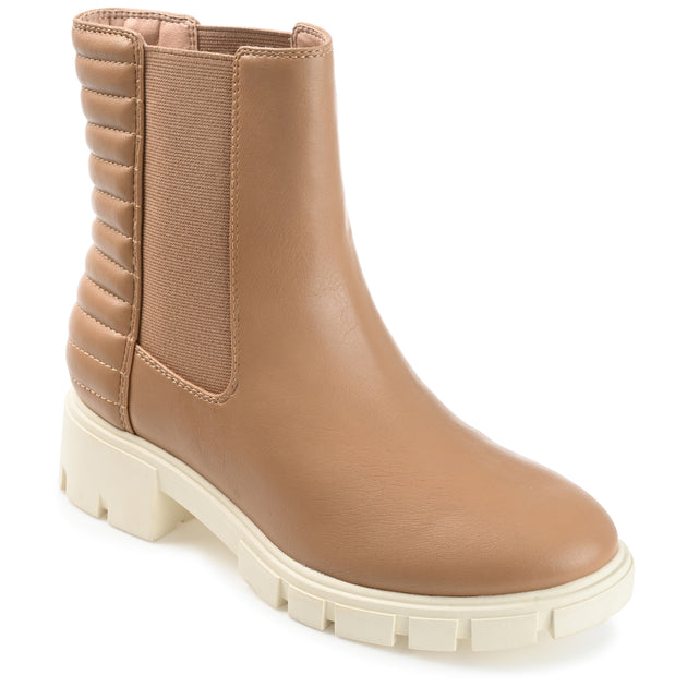 Journee Collection Tatiana Bootie Brown US 6 2