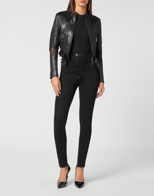 Philipp Plein Biker Jacket Black XXL 3