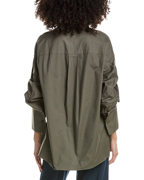3.1 Phillip Lim Drop Back Shirt Grün US 0 3