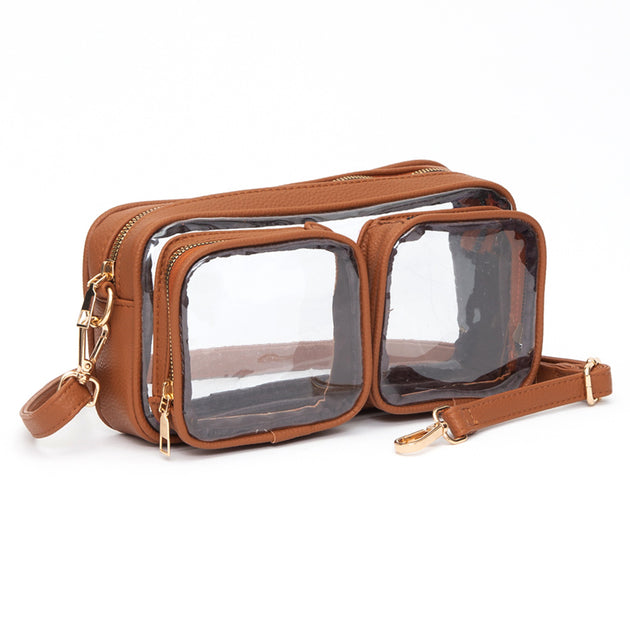 FASHNZFAB Crossbody Bag Clear One Size 6