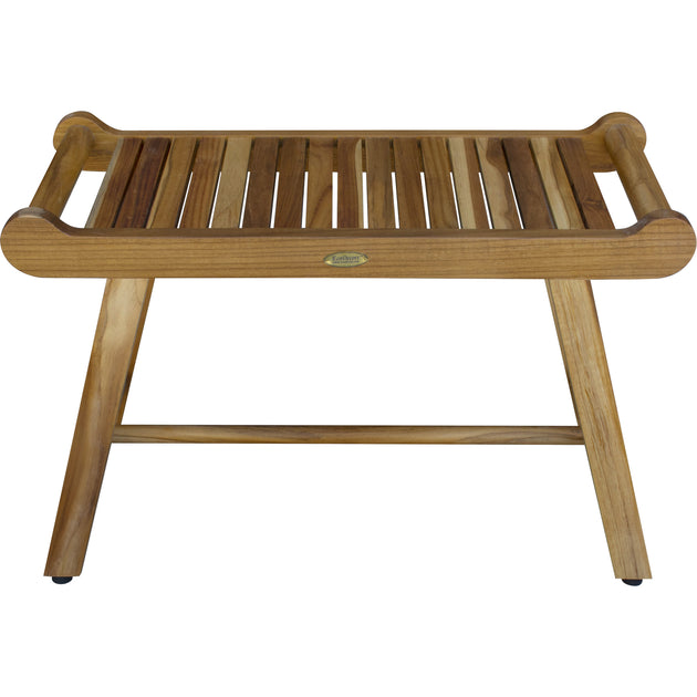 Hivvago Rectangular Teak Shower Bench Multi 2