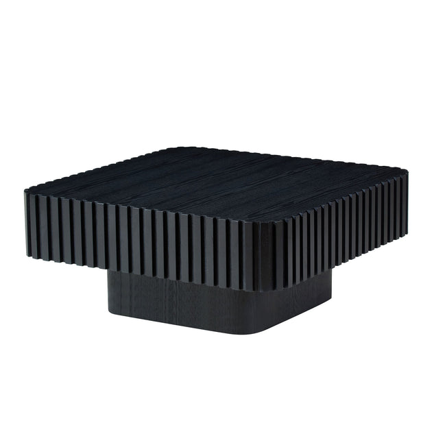 Streamdale Drum Coffee Table Black 3