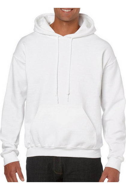Gildan Heavy Blend Adult Unisex Hoodie White Medium 4