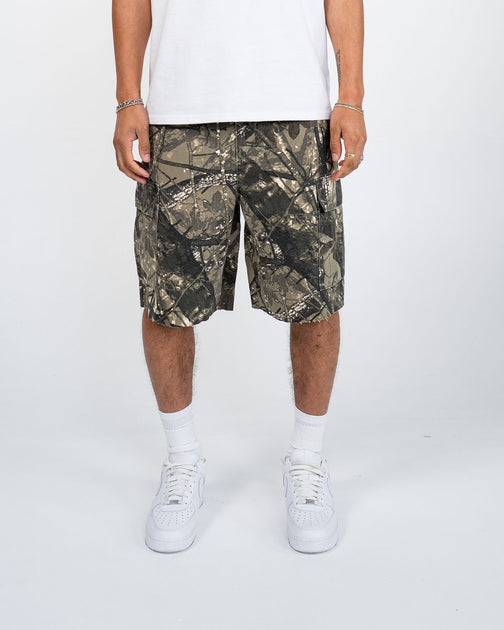 EPTM Surge Cargo Shorts Hunter Camo Green Small 2