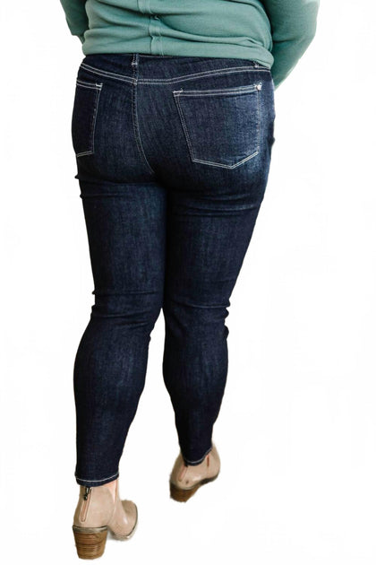 Judy Blue High Waisted Straight Leg Mom Jeans Blue 28 4