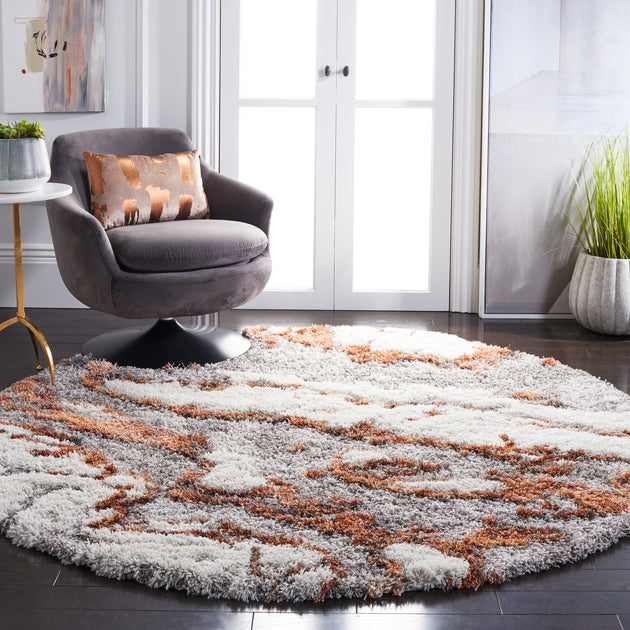 Safavieh Horizon HZN890 Area Rug Grey Rust 4