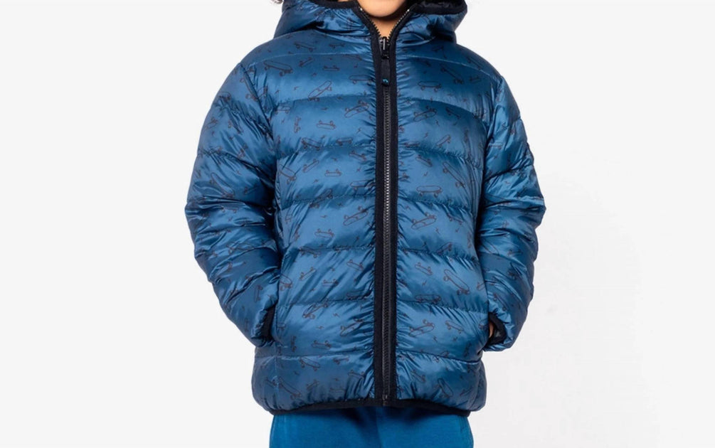 Appaman Reversible Puffer Coat Blue US 14 2