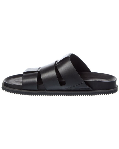 Allen Edmonds Davis Leather Sandal Black US 8.5 3