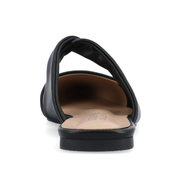 Journee Collection Enniss Mule Flats Brown US 6.5 4