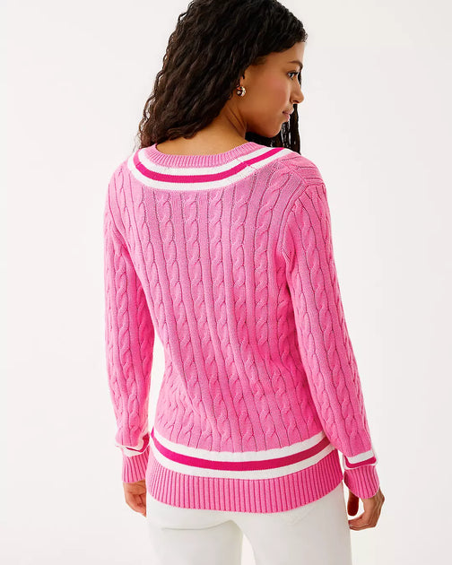 Lilly Pulitzer Brockton Cotton Sweater Multi Medium 3