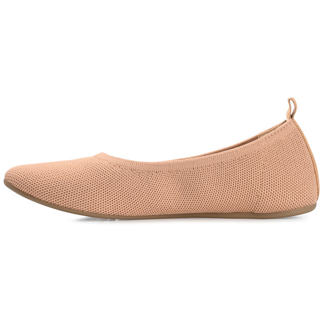 Journee Collection Jersie Flat White US 8.5 3