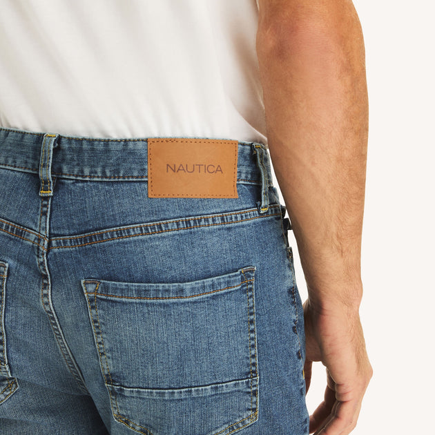 Nautica Athletic Slim Stretch Denim Blue 40 x 32 3