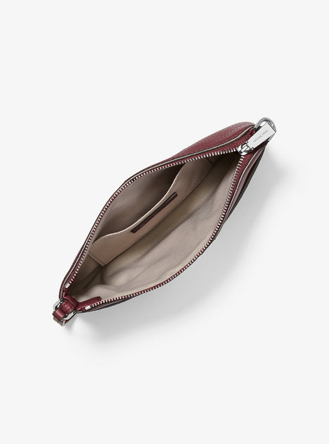 Michael Kors Jet Set Medium Pebbled Leather Wristlet Pink One Size 3