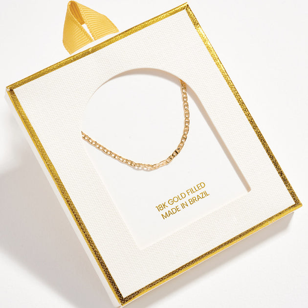 FASHNZFAB Marine Chain Necklace Gold One Size 3