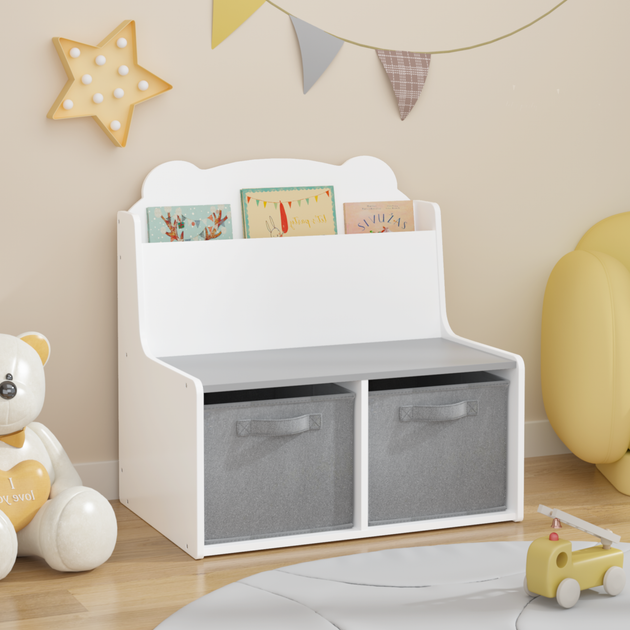 Streamdale Kids Bookshelf White 2