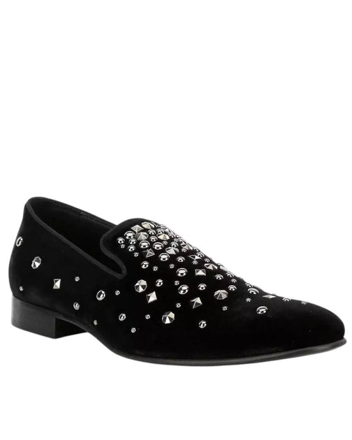 Donald Pliner Spencer Velvet Loafer Black 14 2