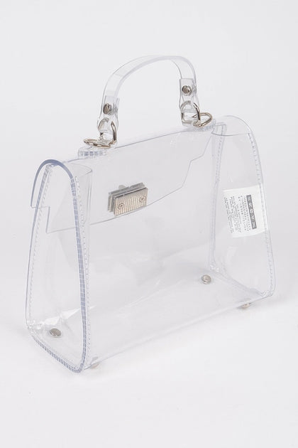 FASHNZFAB GlimmerClutch Clutch Clear Gold One Size 5