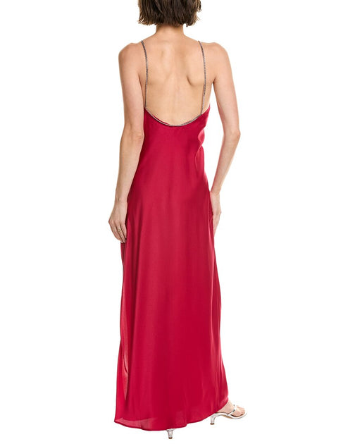 ba & sh Calix Maxi Dress Pink Medium 3