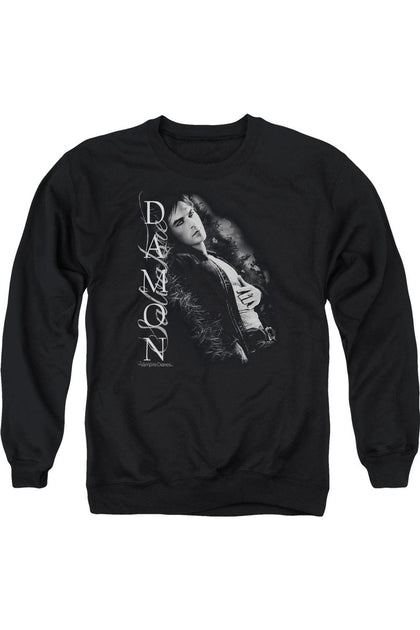 Gildan Vampire Diaries Adult Crewneck Sweatshirt Black Medium 2