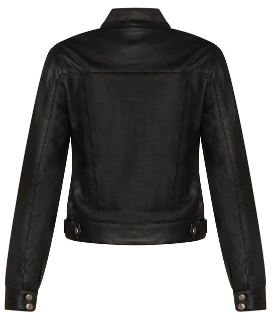 Infinity Braga Leather Biker Jacket Yellow XS 4